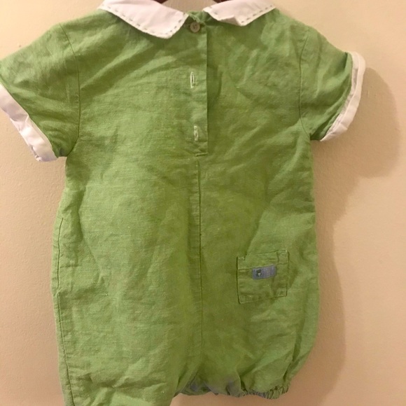 Janie and Jack Layette Romper 6-12mo - Picture 2 of 3